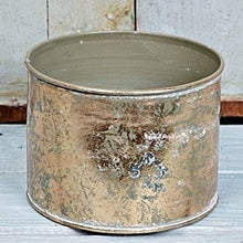 Load image into Gallery viewer, Round Bucket-Distressed Gold-
