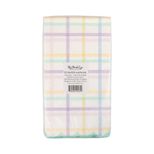 Load image into Gallery viewer, PLNP953 - Multi Plaid Scallop Guest Napkin