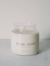 Load image into Gallery viewer, Basil + Herb Soy Candle | Front Porch Collection: 16 oz.