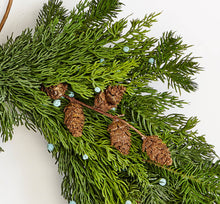 Load image into Gallery viewer, 21&quot; Juniper with Seed Cones Swag