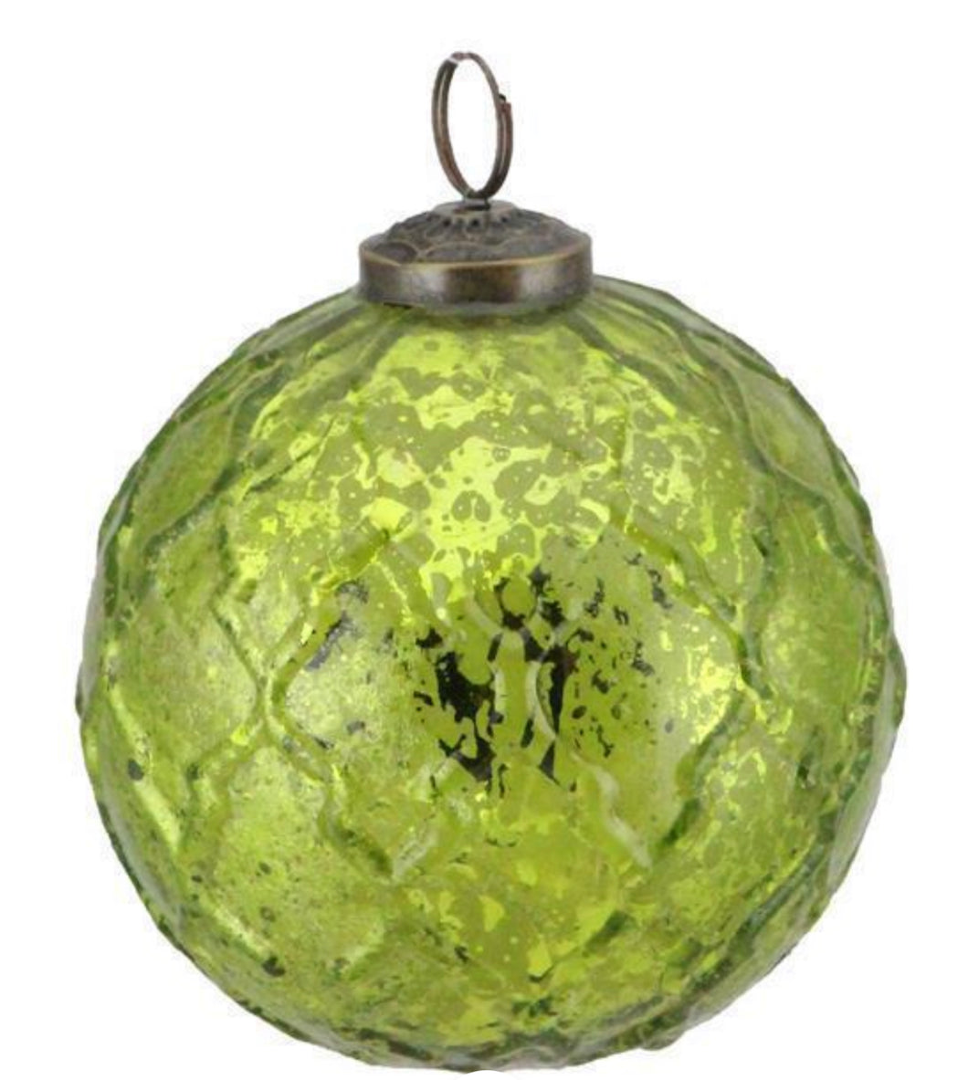 Gold or Green Glass Ball